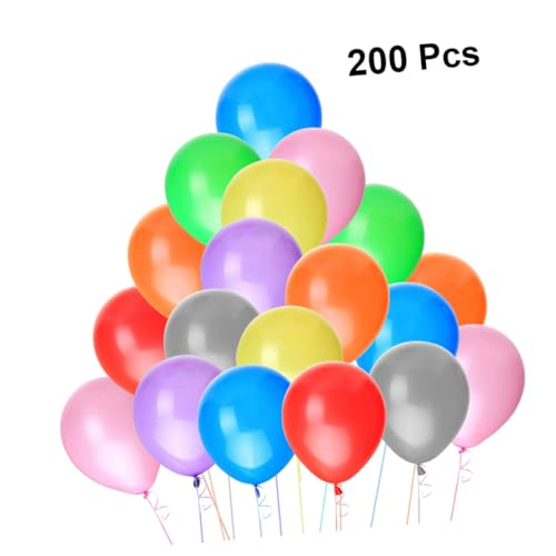 Cabilock 200 Stück 10 Partyballons Roségoldener Ballon Hochzeitsdekoration Hochzeitsballons Luftballons Girlande Geburtstagsfeier Party-ballon- Geburtstag Luftballons Ballongirlande von Cabilock