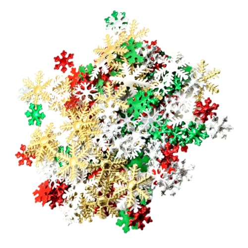 Cabilock 200St Weihnachtsdekoration Schneeflocken Schneeflocken-Konfetti-Dekorationen Goblincore-Raumdekoration kinder weihnachtsdeko weihnachtsschmuck kinder Weihnachtsbaumbehänge Vlies von Cabilock