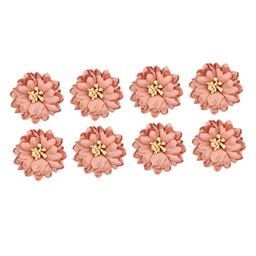 Cabilock 20St simulierte Blumenbeete dekorative Patches Stoff Blumendekor Gänseblümchen-Blumen-Stoffflecken stoffblumen stoffblüten Patches nähen Blumenapplikationen aus Stoff Aufnäher Rosa von Cabilock