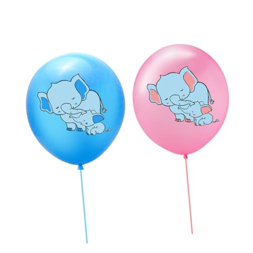 Cabilock 23 Stück 1 Set Luftballons Kit Elefantenballon Mädchen Ballon Tierballons Geschlecht Offenbaren Banner Luftballons Für Geschlecht Dusche Partyzubehör Kit Blau von Cabilock