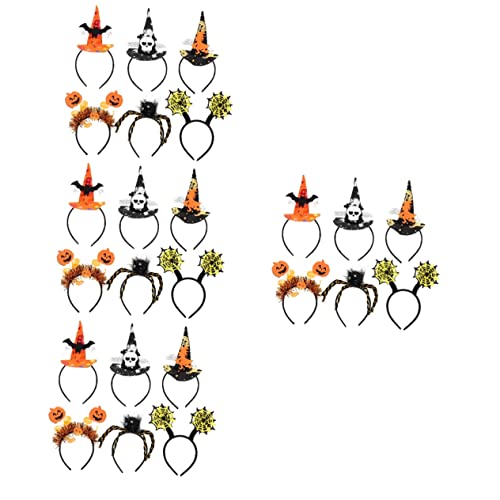 Cabilock 24 Stk Hexenhut Stirnband Kopfband verkleiden gruseliger Kopfschmuck halloween haarschmuck halloween kopfschmuck Halloween-Kopfschmuck Kopfschmuck für Bühnenauftritte Tuch von Cabilock