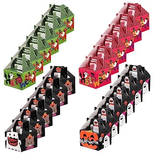 Cabilock 24 Stück Kartons Halloween-Tasche Abziehbilder Wasserhahnband Plissierte Dekoration Liefert Dekorationen Dekoration Liefern Geschenkdekoration Streifen Anzeige Klebeband Papier von Cabilock