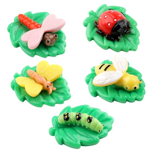 Cabilock 25 STK Mikro-landschaftsverzierung Insektenzauber Minifiguren Kleine Tierfiguren Mini-Charms Mini- Mini Zum Basteln Scrapbooking-anhänger Insektenanhänger Zum Basteln Harz von Cabilock