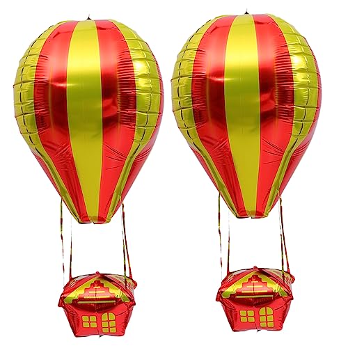 Cabilock 2St Ballon Flugzeugspielzeug für Babys Flugzeugspielzeug für Jungen heißes Mädchen Spielzeug aufblasbares Spielzeug raumdeko balloons luftbalons Aluminiumfolie Golden von Cabilock