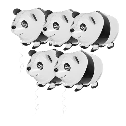 Cabilock 2St Luftballons mit Nutztieren Waldballons Panda Folienballon Cartoon-Tier-Ballon Tierische Luftballons Panda Luftballons Panda-Ballon Ballondekoration Partyzubehör Aluminiumfolie von Cabilock