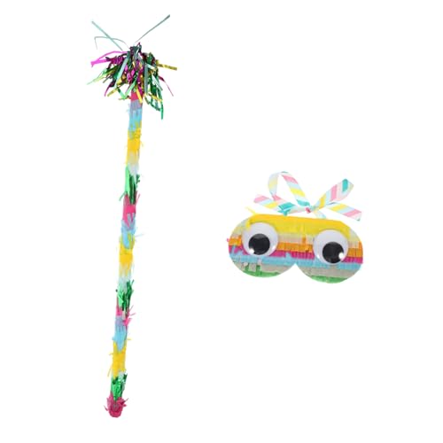 Cabilock 3 Sets Pinata Geburtstagsparty Zubehör Mädchen Spielzeug Süßigkeiten Spielzeug Spielzeug Für Kinder Piñata Stab Lustiges Spiel Spielzeug Geburtstagsfeier Feier von Cabilock