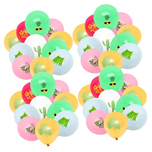 Cabilock 30 Stück Kaktus Ballon Strandballons Festival Ballon Hawaiianische Ballons Hawaiianische Themenballons Jubiläumsballon Tropische Pflanzen Ballons Party Ballons von Cabilock