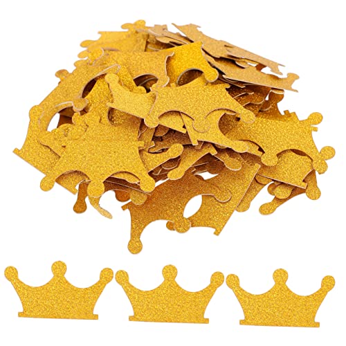 Cabilock 300Pcs Crown Confetti Dekoration Die Krongeburtstagsfeier Konfetti Tisch Dekorative Konfetti Kronparty Konfetti Geburtstagskonfetti Golden von Cabilock