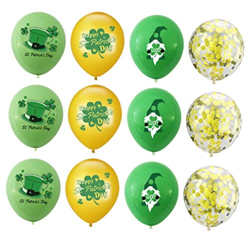 Cabilock 30St Ballonanzug st patricks day dekoration ballon set party ballons set st. Patricks Day Partyzubehör Party-Ballon-Kit st. Patrick's Day Partydeko Partydekoration Emulsion von Cabilock