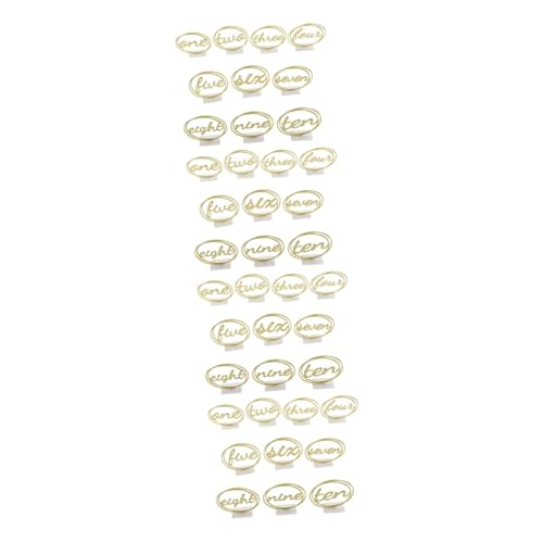 Cabilock 4 Sätze Acryl-sitz Nummer Hochzeitsdeko Hochzeitsdeco Wedding Decor Zahlen Tischnummernkarten Hochzeitstischnummer Aus Acryl Tischnummern Für Die Hochzeitsfeier Golden 10 Stück * 4 von Cabilock