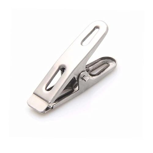 Cabilock 4 Stück Einfacher Klipp Inhaber Halter Clip Spender Hängend Nachfüllungen Stift Papier Gestell Jumbo Schnallen Büroklammer Draht Punkt Kleiderklammern Silver von Cabilock