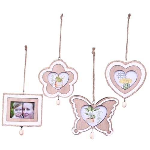 Cabilock 4 Stück Retro -Fotorahmenanhänger winzig Dekoration bilderrahmen Gedenkfoto Frame Holzrahmen Fotorahmen Handwerk Holz-Fotorahmen-Ornament fotorahmen aus holz Bastelrahmen hölzern Cabilock 4 Stück Retro -Fotorahmenanhänger winzig Dekoration bilderrahmen Gedenkfoto Frame Holzrahmen Fotorahmen Handwerk Holz-Fotorahmen-Ornament fotorahmen aus holz Bastelrahmen hölzern von Cabilock