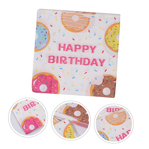 Cabilock 40 Blätter Little Bee Servietten Goldenes Alles Zum Geburtstagsbanner Donut-servietten Servietten Für Geburtstagsfeiern Kuchen Servietten Babyparty Partyservietten Papier von Cabilock