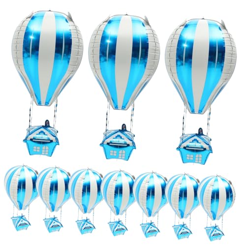 Cabilock 40 Stk Heißluftballon Partydekoration Flugzeug party mitgebsel kinder kinderparty mitgebsel Dekorationen Massenballons Heliumfolienballons Heliumballon Hochzeit schmücken Metall 4d von Cabilock