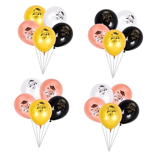 Cabilock 40Pcs 2021 Abschluss Latexballon abschlussfeier ballons Bühnendekoration luftbalons wasserballon balloons balongas ballonie luftballone ballongas leichte Verzierungen Emulsion von Cabilock