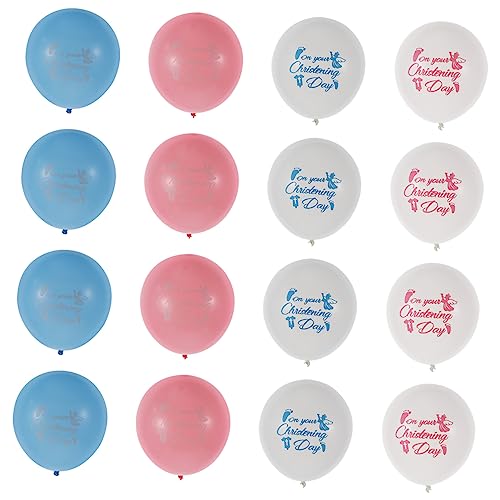 Cabilock 40St Ballon the birth kuschelig babys säugling decoration dekoration dekoringe babies babymoench cutermesserser bapestar verkleidung Hellblau balloon taufe Emulsion Blue von Cabilock