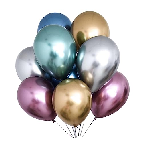 Cabilock 40St Geburtstagsballon hochzeitsballons hochzeits ballons hochzeitsluftballons luftballone wedding balloons Hochzeitsdekoration mehrfarbige Luftballons Matter Ballon Latexballon von Cabilock