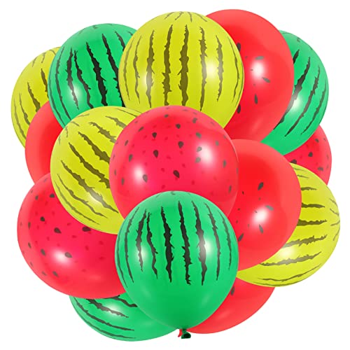 Cabilock 40St Wassermelonen-Latexballon rote Luftballons Party balloons wasserballons luftballone luftbalondeko ballonie Luftballons für Musikfestivals Luftballons im Blatt-Design Emulsion von Cabilock