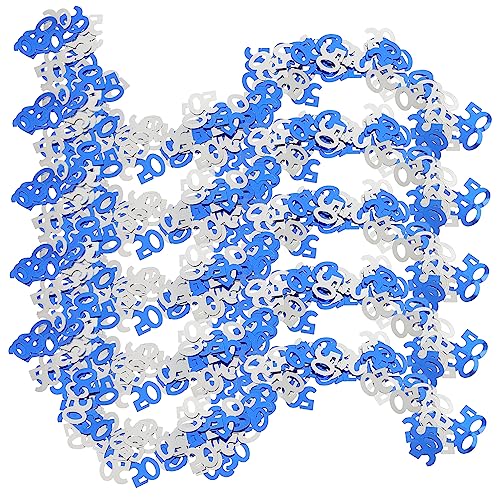 Cabilock 5 Packungen Digitale Pailletten Konfetti Dekorationen Für Hochzeitszeremonien Dekorative Tischstreuungen Alles Zum 50. Geburtstag Konfetti 50 Tischstreuung Bling Dekor Papier von Cabilock