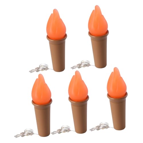 Cabilock 5 Stück LED Flammen lichterkette mit Warmweißen Flammen leds Batteriebetrieben Flaschenlicht Deko für Party Bar und Innenbereich Kreative Flammenoptik Einfach zu Wechseln Cabilock 5 Stück LED Flammen lichterkette mit Warmweißen Flammen leds Batteriebetrieben Flaschenlicht Deko für Party Bar und Innenbereich Kreative Flammenoptik Einfach zu Wechseln von Cabilock