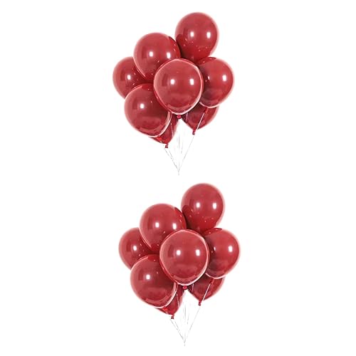 Cabilock 50 Stück 18 Hochzeit Latexballon hochzeitsballons hochzeit ballons herz ballons hochzeit dekoration Raumdekoration Rote Dekorationen Bankettdekorationen dekorativer Hochzeitsballon von Cabilock