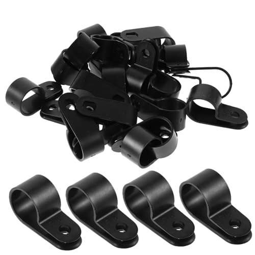 Cabilock 50 Stück Kabelklemmsortierer Kabelorganisator Wand Halter Draht Kabelklemmen Klemme Für Die Kabelführung Clips Für Tv-kabel Kabelclips Pvc Black Cabilock 50 Stück Kabelklemmsortierer Kabelorganisator Wand Halter Draht Kabelklemmen Klemme Für Die Kabelführung Clips Für Tv-kabel Kabelclips Pvc Black von Cabilock