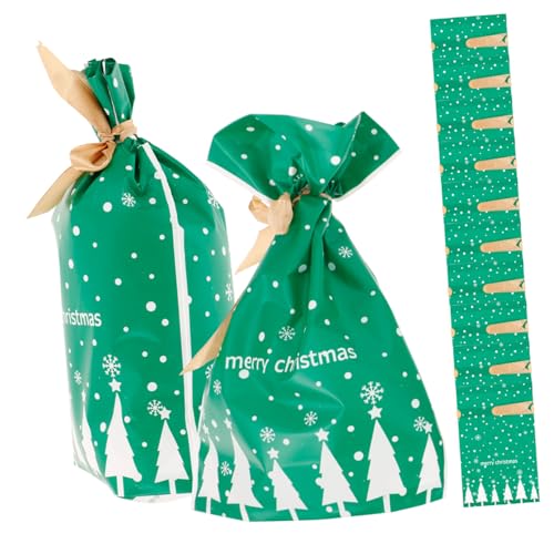 Cabilock 50 Stück Weihnachtsgeschenktüte Süße Papiertüten Süßigkeitentüten Bedrucken Weihnachtstüte Mit Süßigkeiten Weihnachtsbeutel Mit Kordelzug Süßigkeitentasche Bonbonhalter Sport von Cabilock