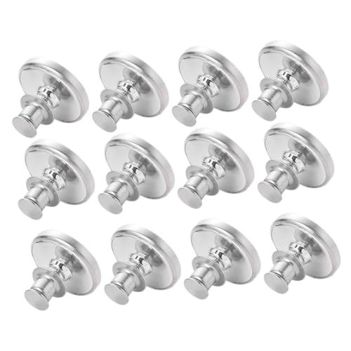 Cabilock 6 Paare Vorhangschnalle lichtschutz vorhängeschloss Magnetische Vorhangriegel Magnetic Curtain Clip Vorhang-Magnetverschluss Duschmagnete für Vorhänge Legierung Silver von Cabilock