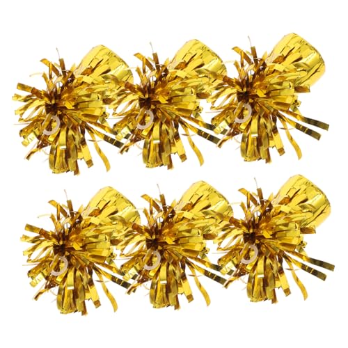 Cabilock 6St Ballongewicht ballon dekoration set Partygeschenke Gewichte für Gewicht für Ballonparty Parteien liefern Gewicht des Hochzeitsballons das Haustier Golden von Cabilock