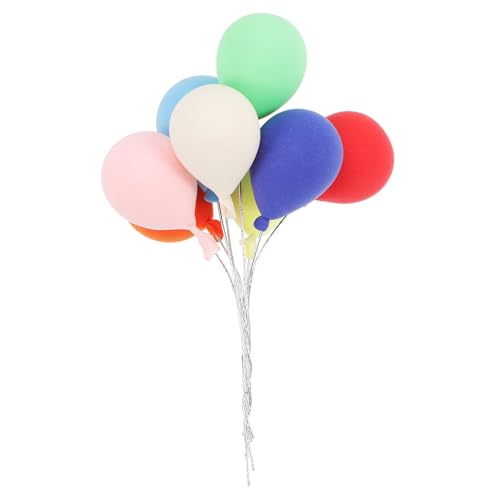 Cabilock 8st Mini-luftballons Aus Ton Winzige Ballonornamente Ballonbogenständer Miniaturen Ballongirlande Blase Ballonbogen-kit Nachfüllbare Wasserballons Mini-ballon Ballonkreisständer von Cabilock