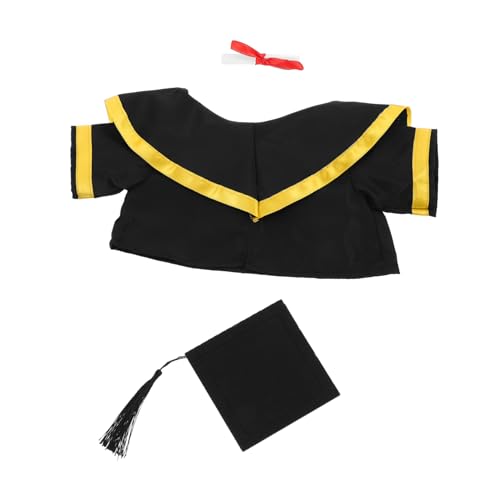 Cabilock Abschlussbär Plüschoutfit Set mit Mütze und Schal Kuscheltier für Abschlussfeiern Süßes Stofftier für Absolventen Festliches für Schulabschlüsse Cabilock Abschlussbär Plüschoutfit Set mit Mütze und Schal Kuscheltier für Abschlussfeiern Süßes Stofftier für Absolventen Festliches für Schulabschlüsse von Cabilock