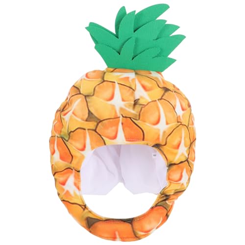 Cabilock Ananas Maskenhut Requisite Kostüm Partyhut Cartoon Plüschhut Kindermaskenhut Für Kinder Süßer Obsthut Süßer Obstmaskenhut Plüsch Obstmaskenhut Für Cosplay Kinderhaube von Cabilock