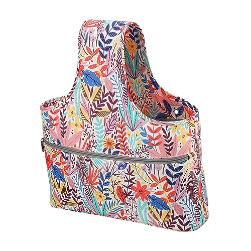 Cabilock Aufbewahrungstasche aus Wolle Reise-Organizer-Tasche Viertelnote Zubehör Maschine aufbewahrungssack storage pockets Strickwerkzeug-Organizer Strickwerkzeugtasche 600d Oxford-Stoff von Cabilock