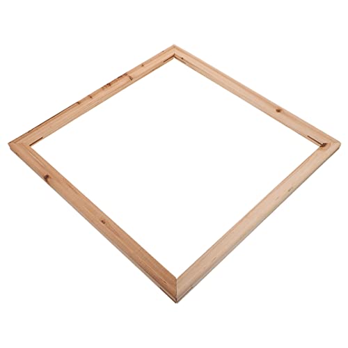 Cabilock Bilderrahmen kreativrahmen canvas frame fotorahmen photo frame Kreativer Rahmen Malerei Kunst Werkzeug zur Reparatur von Ölgemälden Rahmen für Ölgemälde Holz Brown von Cabilock