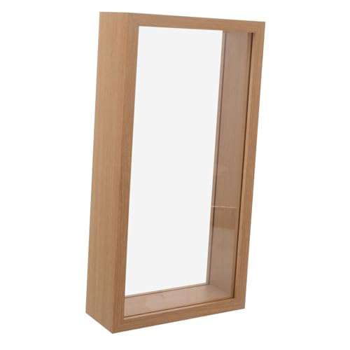 Cabilock Box Fotorahmen Displaybox Holz Bilderrahmen Insektenvitrine Holz Getrocknete Rahmen Getrockneter Halter Holzrahmen Getrockneter Displayständer Massivholz von Cabilock