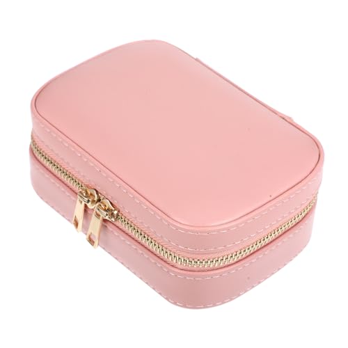 Cabilock Box Halskette Organizer Kleine Boxen Für Schmuck Rosa Schmuckschatullen Schwamm Flanell Schmuck Organizer Case Pu von Cabilock