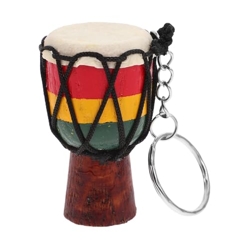 Cabilock Djembe-Schlüsselanhänger Schlüsselanhänger mit Anhänger Schlüsselanhänger für Instrumente schlüsselringe Taschenanhänger Anhänger zum Aufhängen einer Tasche Minitrommel Legierung von Cabilock