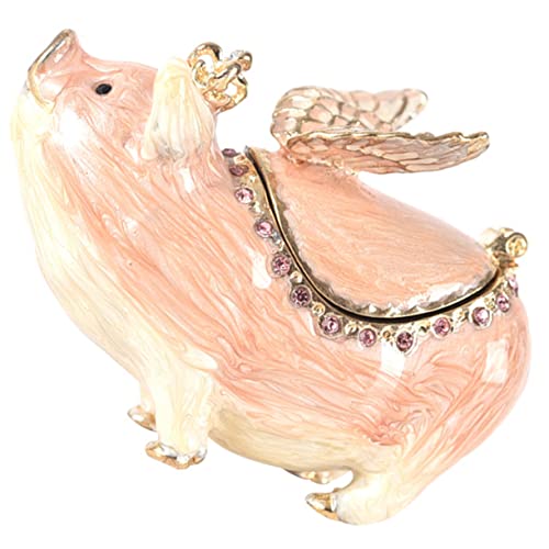 Cabilock Elegante Schmuckschatulle Mit Schweine-design Stabile Schmuckaufbewahrung Für Ringe Ohrringe Halsketten Dekorative Box Für Geburtstagsgeld Cabilock Elegante Schmuckschatulle Mit Schweine-design Stabile Schmuckaufbewahrung Für Ringe Ohrringe Halsketten Dekorative Box Für Geburtstagsgeld von Cabilock