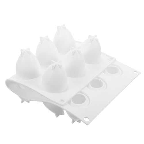 Cabilock Erdbeerkuchenform schokoladenform chocolate mold Silikonform für Desserts Antihaft-Bonbonform Form zur Dessertherstellung DIY Erdbeerform Silikon-Frucht-Epoxidharz Kieselgel Weiß von Cabilock