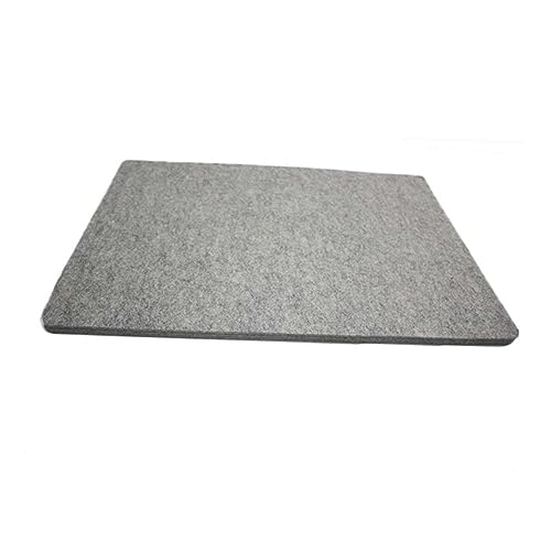 Cabilock Filz Platte Nadel Filz Matte Bügelmatte zum Quilten Nadelfilz-Set Ärmel Bügelbrett Quilten Pressmatte Bügeln small Rug Felt Pads Bügelmatte für Kleidung Woll-Pressmatte Wolle Grey von Cabilock