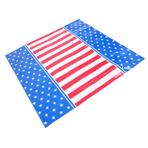 Cabilock Flaggentischdecke Tischdecke mit amerikanischer Flagge Gartentisch Patrioten Tischdecke Gedenktag Tischdecke tischdecken Dekoration Lange Tischdecke amerikanische tischdecke Sport von Cabilock