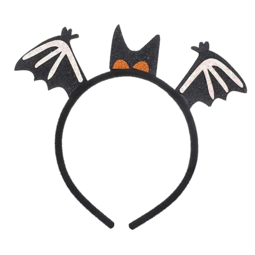 Cabilock Halloween-Stirnband Fledermaushaarreifen Party-Cosplay-Accessoires halloween haarschmuck halloween haarreif Cosplay-Fledermaus-Kopfschmuck Halloween-Haarreifen Plastik von Cabilock