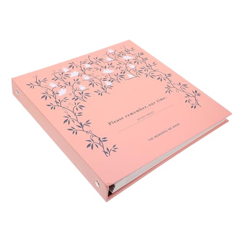 Cabilock Herbarium Sammlung Gepresstes Album Dekoratives Probenalbum Getrocknetes Notizbuch DIY Presse Blumen Gepresstes Buch Lagerung Dekoratives Buch Pflanzenpapier Rosa von Cabilock