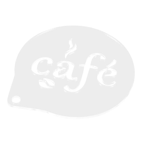 Cabilock Kaffee Latte Form Vorlagen Zum Dekorieren Von Haferflocken Kakao Kaffee Schablonen Schokoladen Vorlage Kaffee Dekorationsform DIY Latte Schablonen Schablonen Aus Acryl von Cabilock