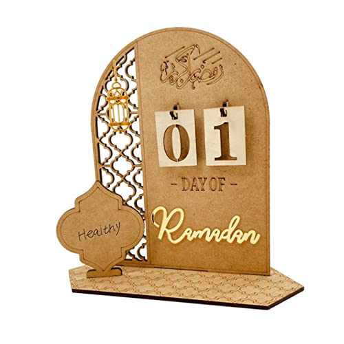 Cabilock Kalenderverzierungen Weihnachtsadvent ländliche Einrichtung Tischdekorationen wiederverwendbar weihnachtsdeko christmas decorations Adventskalender aus Holz Desktop-Dekoration MDF von Cabilock