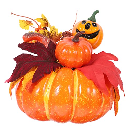 Cabilock Künstliche Kürbisse und Ahornblätter Dekoration für Halloween und Tischdeko für Partys und Herbstliche Anlässe Vielseitig Einsetzbar Cabilock Künstliche Kürbisse und Ahornblätter Dekoration für Halloween und Tischdeko für Partys und Herbstliche Anlässe Vielseitig Einsetzbar von Cabilock