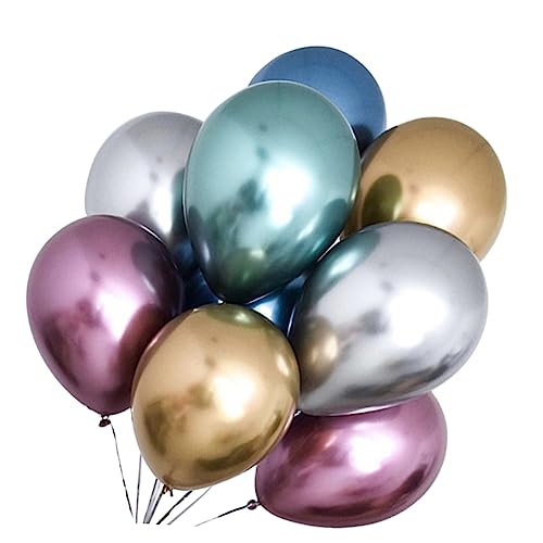 Cabilock Latex Metallic Luftballons Verschiedenen Farben Für Hochzeiten Und Geburtstagsfeiern Dekorationsballons Für Partys Und Events von Cabilock