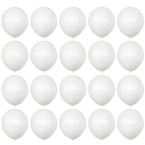 Cabilock Hochzeit Luftballons Matte Weiße Latexballons Für Und Geburtstagsfeiern Perfekte Für Weiße Themenpartys Und Ballonbögen von Cabilock