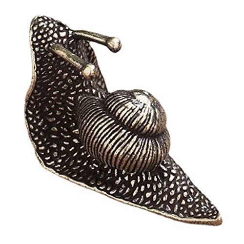 Cabilock Brass Snail Figurine Dekorative Schnecke Aus Für Schreibtisch Teezimmer Und Wohnzimmer Charmante Büro Deko Kunstobjekt Für Moderne Inneneinrichtung von Cabilock