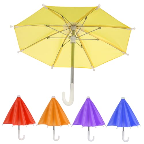 Cabilock Mini Regenschirme Einfarbigem Design DIY Malset Für Dekorative Hängedekoration Vielseitige Verwendungsmöglichkeiten Farbe Zufällig von Cabilock